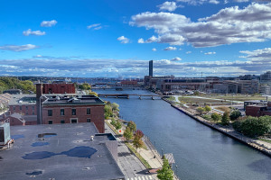Providence river and skyline