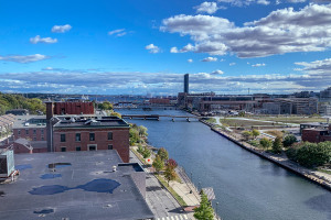 Providence river and skyline